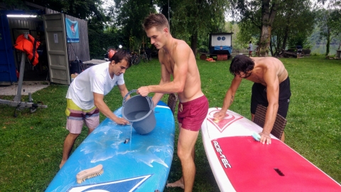 SUP Board Cleaning Event 2019